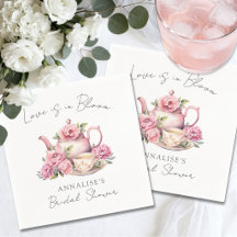 Liebe ist in Blüte Tee Florale Hochzeitsdusche
