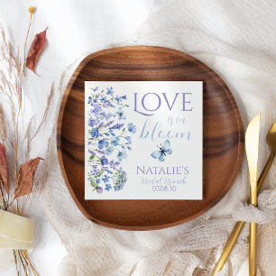 Liebe ist in Blüte Wildblumen Hochzeitsshower Serviette