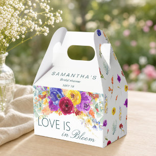 Liebe ist in Blüten Brautparty Geschenkboxen mit G Geschenkschachtel