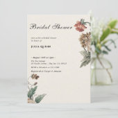 Liebe ist in Blütendusche eingeladen, Einladung (Stehend Vorderseite)