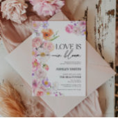 Liebe ist in Blüteneinladung | Floral Fiesta Einladung