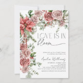 Liebe ist in den Blume der Roten Pine Einladung (Vorderseite)