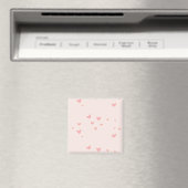Liebe ist in den rosa Herzen Magnet (In Situ (Geschirrspüler))
