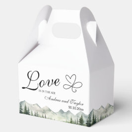 Liebe ist in der Air Elegant Wedding Geschenkschachtel