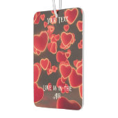 Liebe ist in der Air Red Heart Autolufterfrischer (Links)
