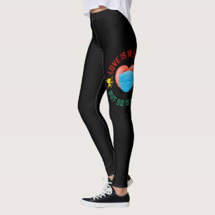 Liebe ist in der Luft, aber auch gespickt Leggings