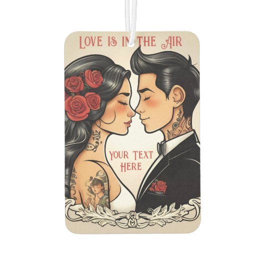 Liebe ist in der Luft Autolufterfrischer (Rückseite)