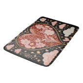 Liebe ist in der Luft Badematte (Schrägansicht)