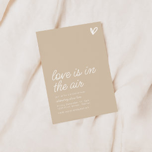 Liebe ist in der Luft Brautparty einladen Einladung