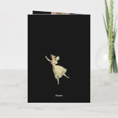 Liebe ist in der Luft Dies ist die Jahreszeit Weih Karte (Rückseite)