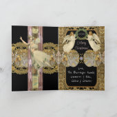 Liebe ist in der Luft Dies ist die Jahreszeit Weih Karte (Innenseite)