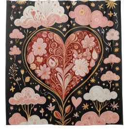 Liebe ist in der Luft Duschvorhang