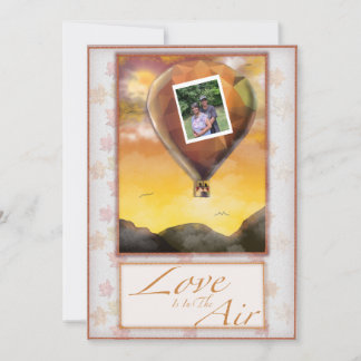 Liebe ist in der Luft Hochzeitseinladung Einladung