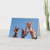 Liebe ist in der Luft! Karte (Vorderseite)