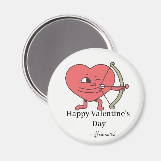 Liebe ist in der Luft: Kommen Sie zu uns für einen Magnet (Vorderseite/Rückseite)