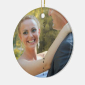 LIEBE IST IN DER LUFT, nur verheiratet Keramik Ornament (Links)