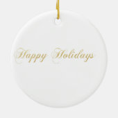 LIEBE IST IN DER LUFT, nur verheiratet Keramik Ornament (Hinten)