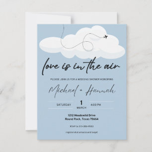 Liebe ist in der Luft Polterabend Einladung