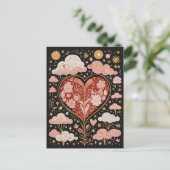 Liebe ist in der Luft Postkarte (Stehend Vorderseite)