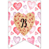 Liebe ist in der Luft: Romantisch Wimpelkette (Zweite Fahne)