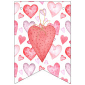 Liebe ist in der Luft: Romantisch Wimpelkette (Erste Fahne)