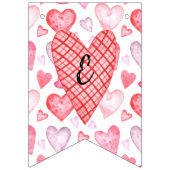 Liebe ist in der Luft: Romantisch Wimpelkette (Dritte Fahne)