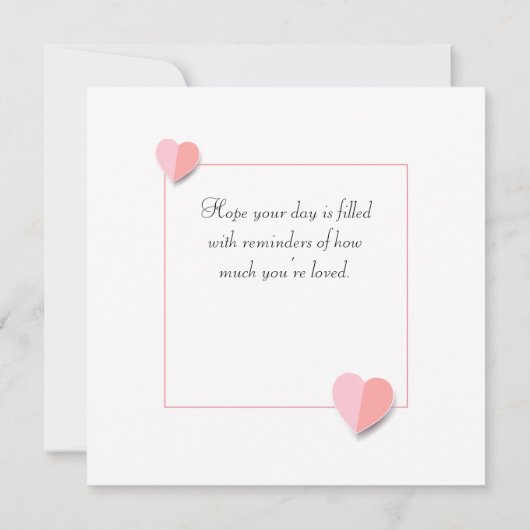 "Liebe ist in der Luft!" schöne Liebe Einladung (Rückseite)