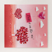 "Liebe ist in der Luft!" schöne Liebe Puzzle (Horizontal)
