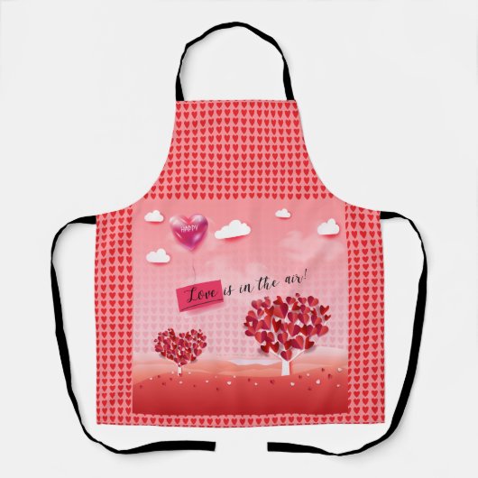 "Liebe ist in der Luft!" schöne Liebe Schürze (Vorderseite)