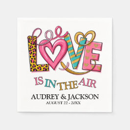 Liebe ist in der Luft Serviette