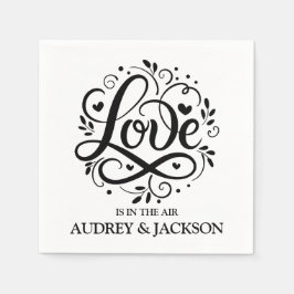 Liebe ist in der Luft Serviette