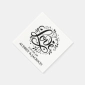 Liebe ist in der Luft Serviette (Ecke)