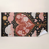 Liebe ist in der Luft Strandtuch (Vorderseite)