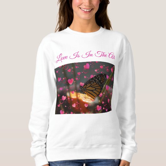 Liebe ist in der Luft Sweatshirt (Vorderseite)