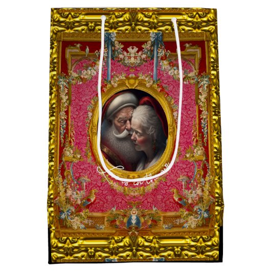 Liebe ist in der Luft Tis die Saison Mittlere Geschenktüte (Rückseite)