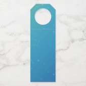 Liebe ist in der Luft Valentine Ballons Flaschenanhänger (Rückseite)