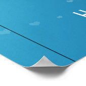 Liebe ist in der Luft Valentine Balloons Plakatdru Poster (Ecke)