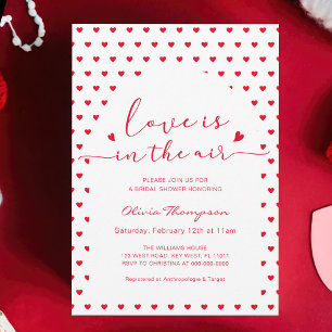 Liebe ist in der Luft Valentine Brautparty Einladung