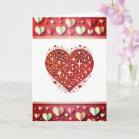 Liebe ist in der Luft" Valentinstag Card