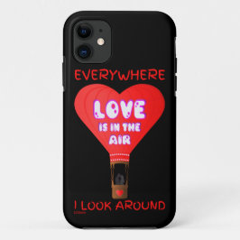 LIEBE IST IN DER LUFT, WO ICH SEHE. Case-Mate iPhone HÜLLE