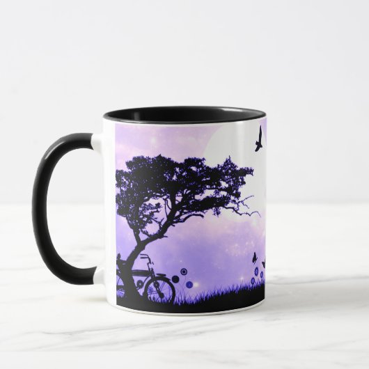 "Liebe ist in der Luft" zwei tönige Tasse. Tasse (Links)