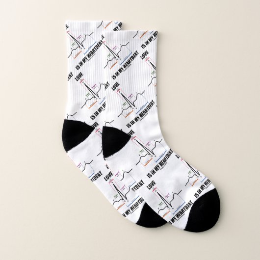 Liebe ist in meinem EKG EKG Socken (Paar)
