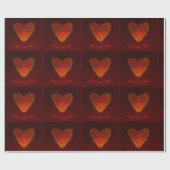 Liebe ist in meinem Herzen Geschenkpapier (Flach)