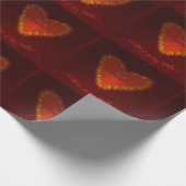 Liebe ist in meinem Herzen Geschenkpapier (Ecke)