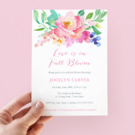 Liebe ist in Vollblutwasserduschkarten Einladung