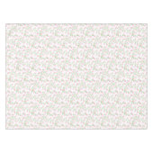 Liebe ist in voller Blüte Pinkfarbene florale Hoch Tischdecke (Vorderseite (Horizontal))