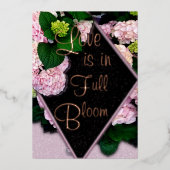 Liebe ist in voller Blütezeit Folieneinladung (Vorderseite)