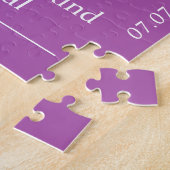 Liebe ist… individuelle Namen, Datum u. Puzzle (Seite)