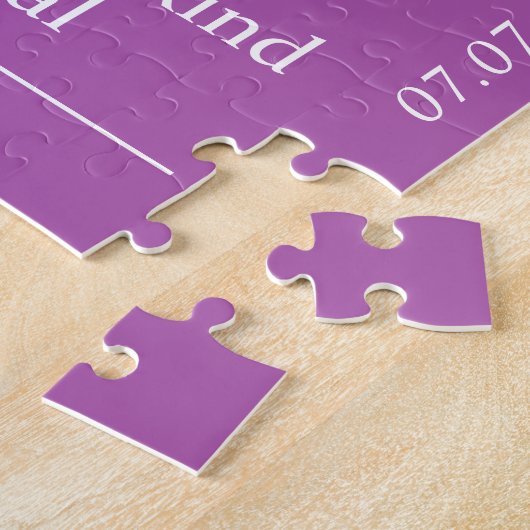 Liebe ist… individuelle Namen, Datum u. Puzzle (Seite)