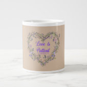 Liebe ist.... Jumbo-Tasse (Vorderseite)